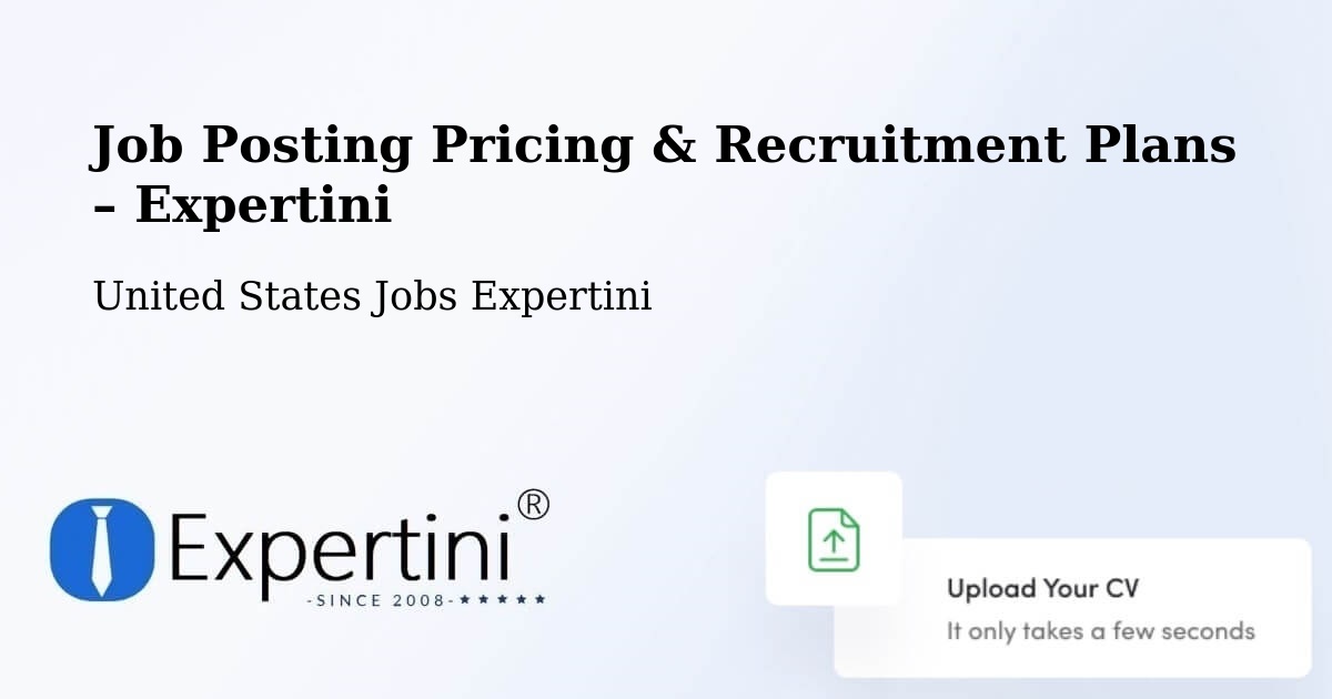 Job Posting Pricing & Recruitment Plans – Hermitage - Hermitage, United States Jobs Expertini